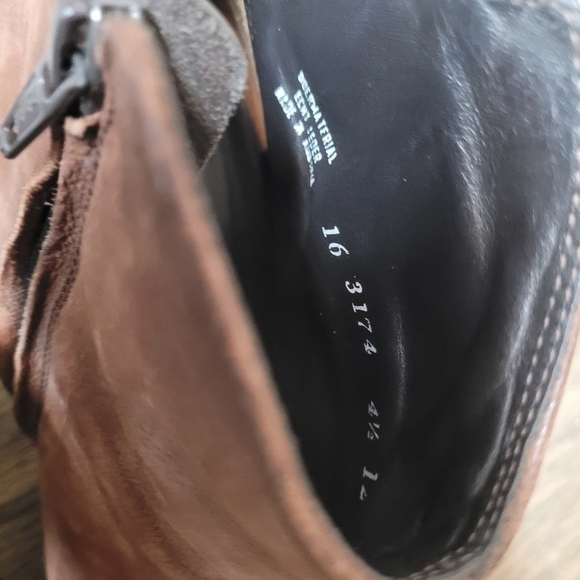 Paul Green brown double zipper ankle booties size 7 - Picture 6 of 8